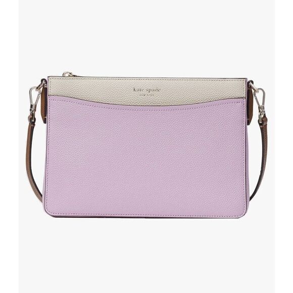 Kate Spade New York Womens Medium Pink Leather Convertible Margaux Crossbody Bag - Picture 1 of 8